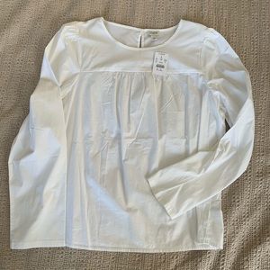 White JCrew Blouse